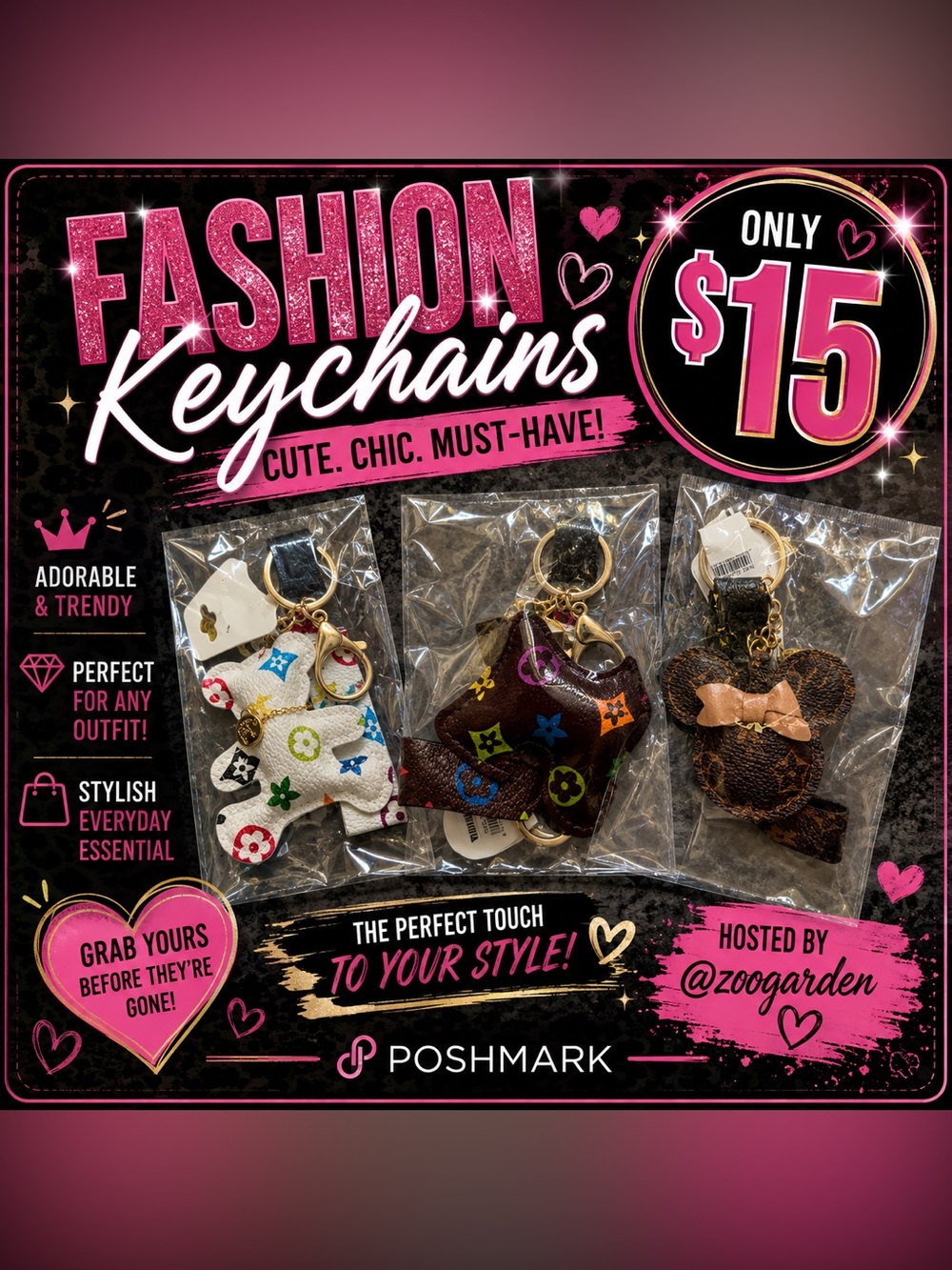 Fashion Keychain Accessory